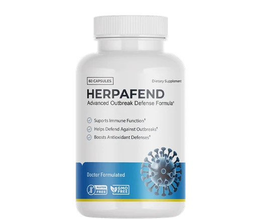 Herpafend immune support supplement bottle